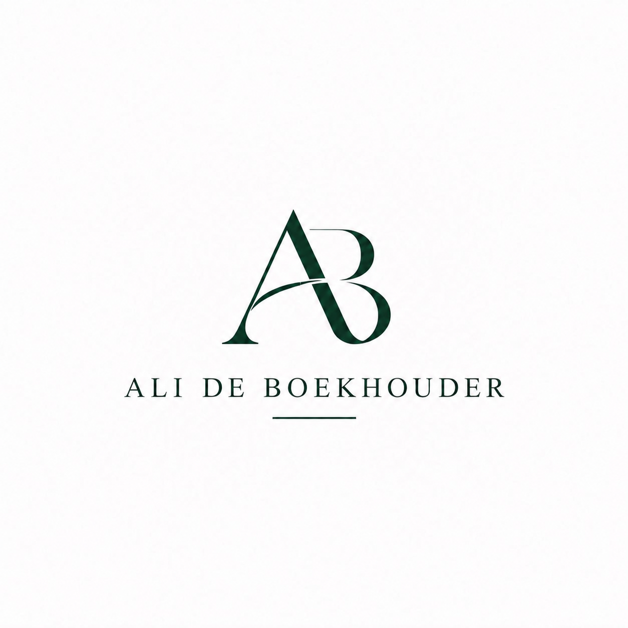 Ali de Boekhouder — AB logo